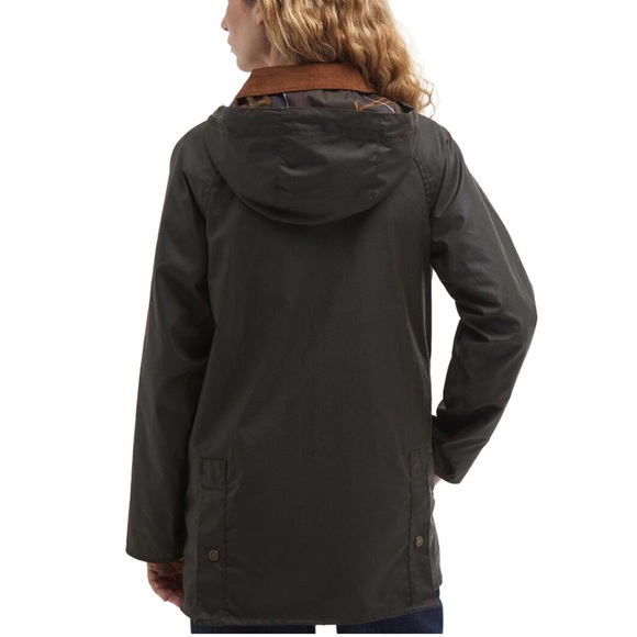 Barbour Highclere Wax Jacket Size 12 USA - Picture 3 of 13